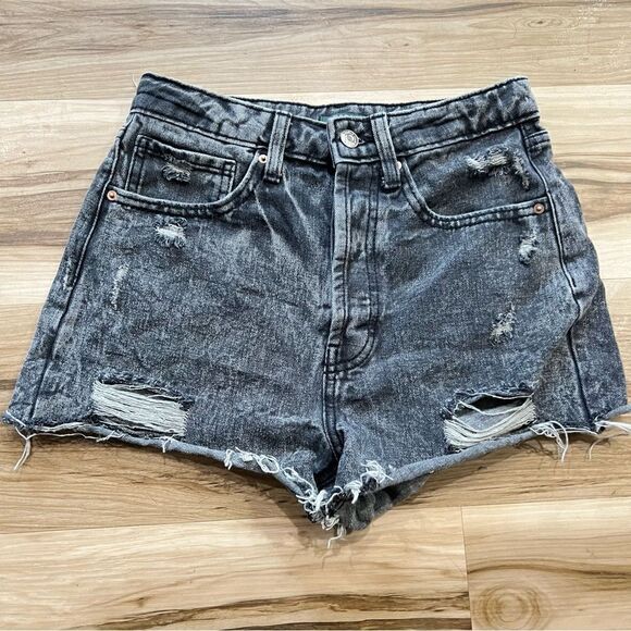 Wild Fable Acid Wash Highest Rise Cutoff Shorts Women’s 2 - Picture 1 of 4